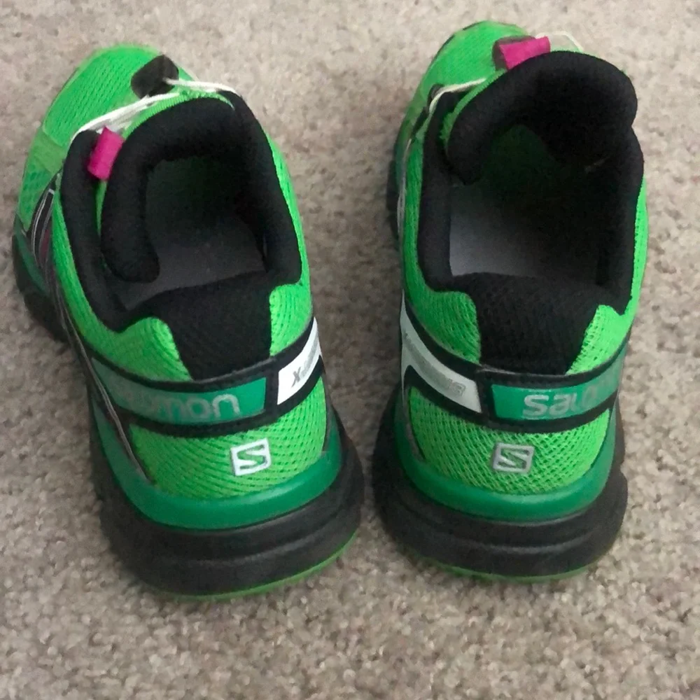 Salomon Women's Green + Pink Trail Running Sneakers